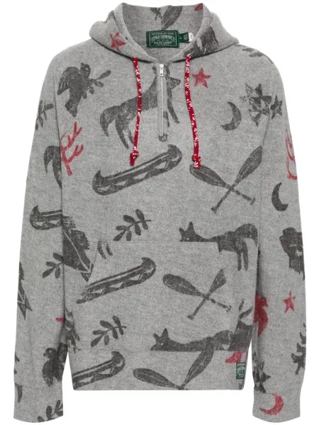 Къс флийс риза Polo Ralph Lauren кафяво