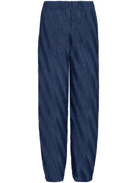 Pantaloni Giorgio Armani plisate albastru