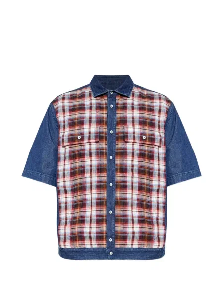 Карирана риза Dsquared2 синьо
