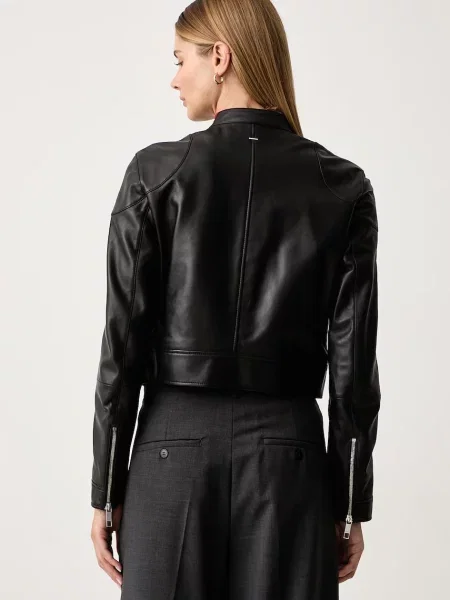 BOSS куртка шкіряна Satera