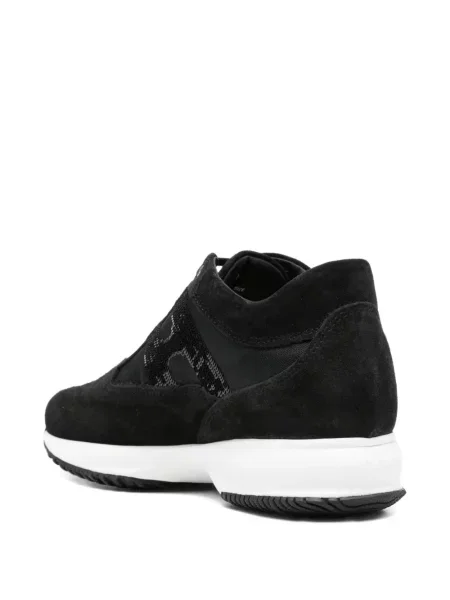 Sneakerși Hogan Interactive cu autograf negru
