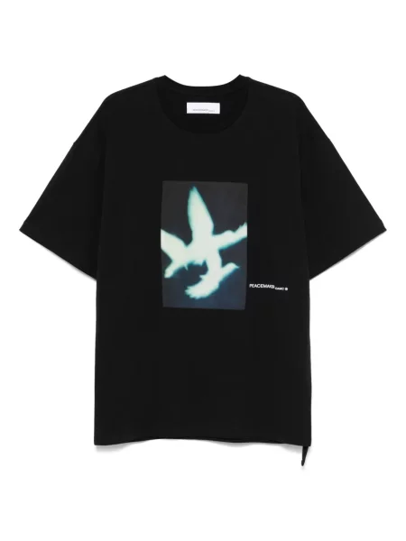 Tricou Peacemaker Oamc cu model floral negru