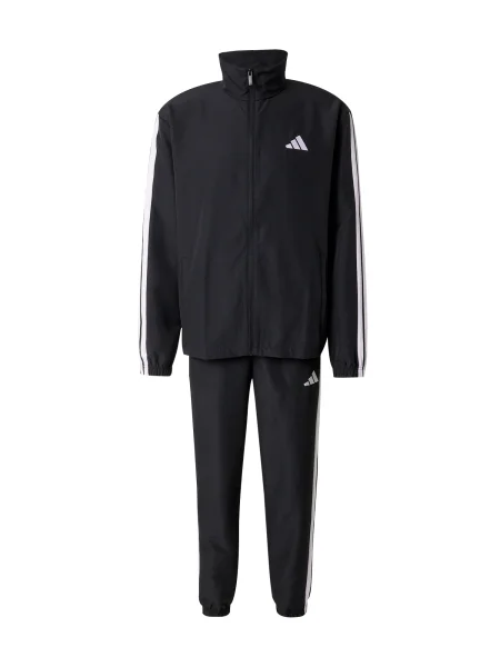 ADIDAS SPORTSWEAR Costum de trening negru alb