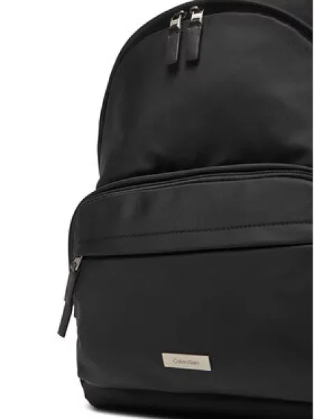 Calvin Klein Nahrbtnik Sleek Round Backpack črna