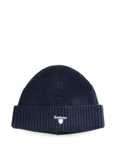 Căciulă Barbour tricotate albastru