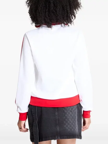 Dlouhé běžecké boty Adidas Terrex s krátkými rukávy s výstřihem do v černé