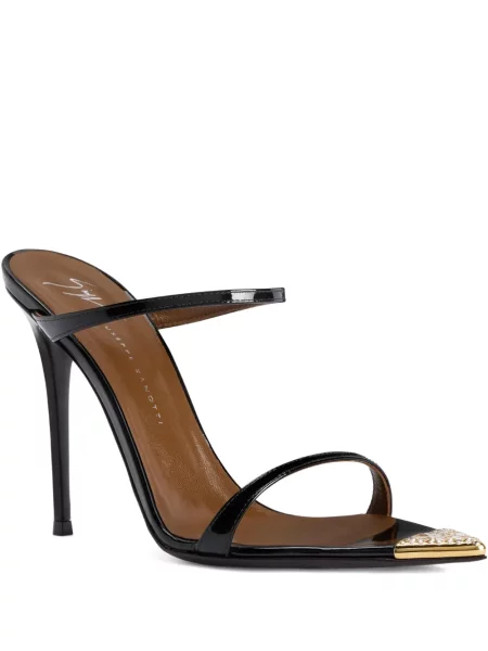 Sandale Giuseppe Zanotti de cristal negru