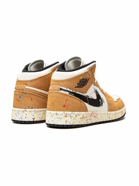 Sneakersy dziecięce Jordan Air Jordan 1 brązowe