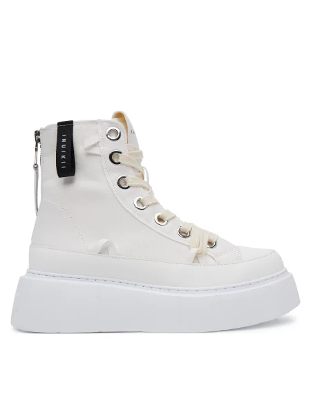 Modne superge Inuikii Matilda Canvas High bela