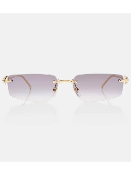 Sončna očala Cartier Eyewear Collection zlata
