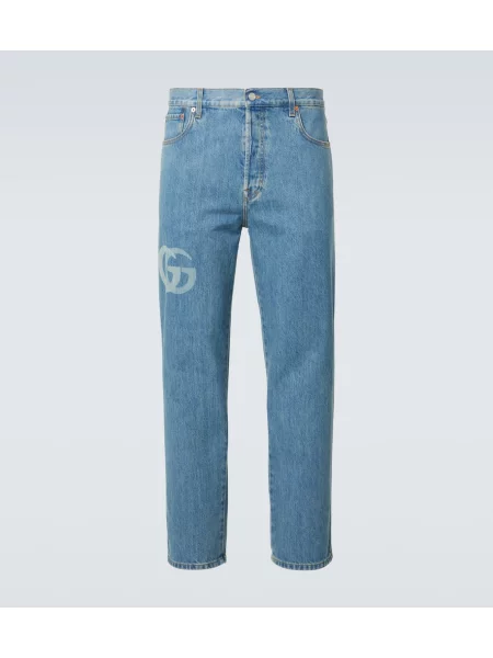 Jeansy Gucci niebieskie