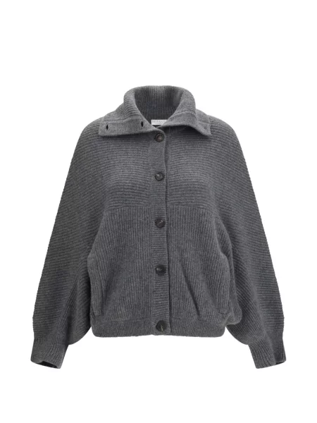Cardigan Brunello Cucinelli tricotate gri