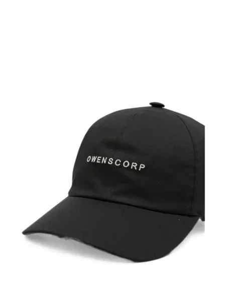 Șapcă Rick Owens cu broderie negru