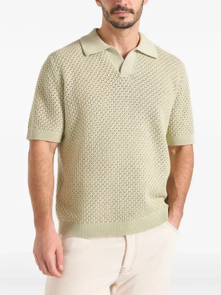 Tricou polo Manière De Voir tricotate verde