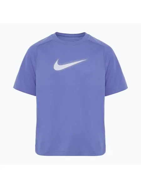 Детска тениска Nike Dri-Fit Multi SS royal pulse/бяло бяло
