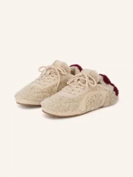 Dorothee Schumacher Sneakersy Sporty Shearling / tmavě červená béžová