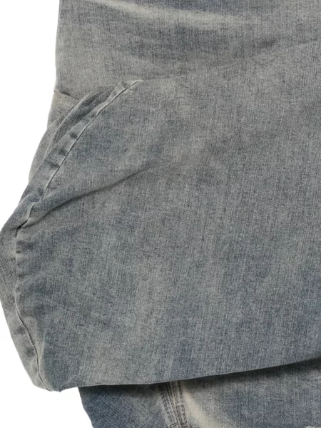 Fusta mini Rick Owens Drkshdw drapată albastru
