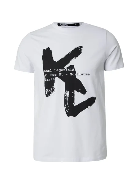 Karl Lagerfeld Tricou negru alb