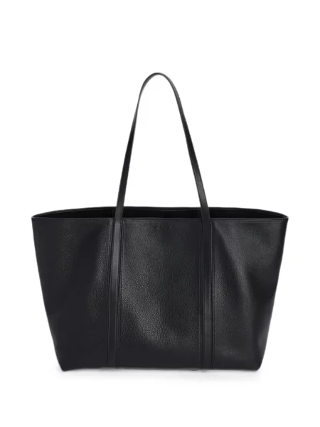 Geantă shopper Jil Sander din piele negru