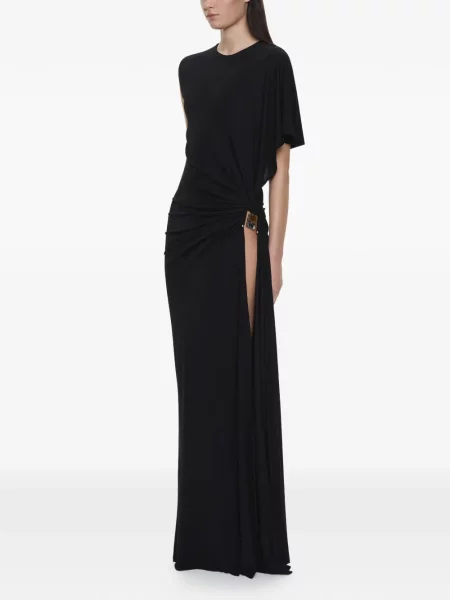 Rochie maxi Christopher Esber drapată negru