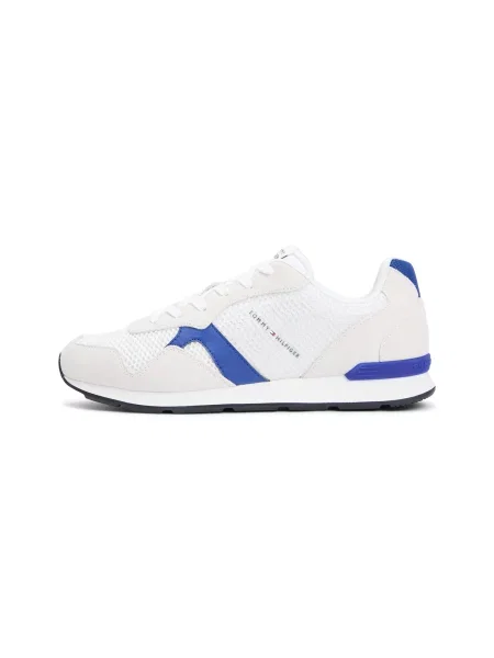 Sneakerși Tommy Hilfiger din piele gri