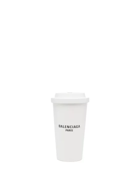 Geantă plic Balenciaga alb
