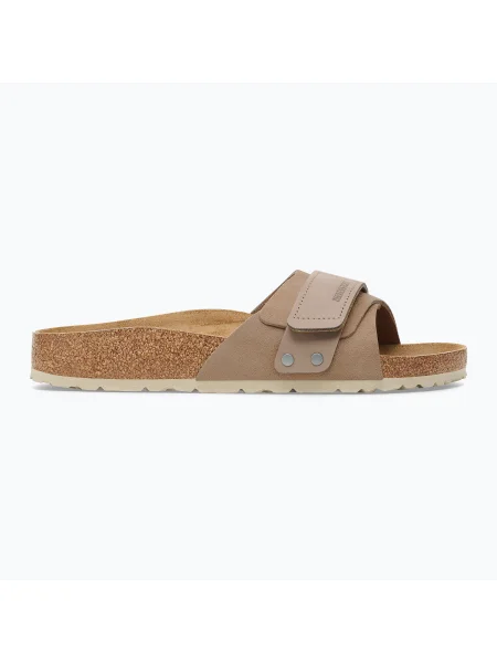 Flip-flops pentru femei BIRKENSTOCK Oita W LENB/LEVE Narrow taupe
