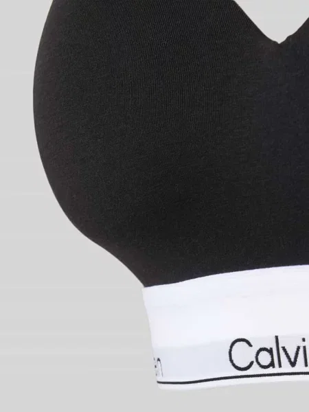 Biustonosz typu bralette z watowanymi miseczkami model ‘Lift’ Calvin Klein Underwear czarny