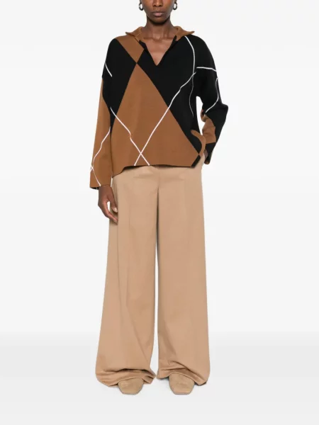 Pulover Max Mara cu model argyle negru