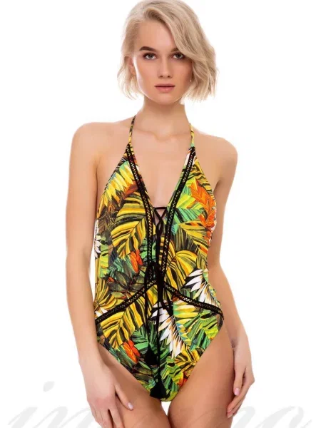 Купальник слитный с уплотнённой чашкой