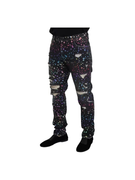 Jeansy Dolce And Gabbana czarne