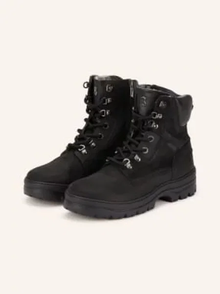 Bogner Sznurowane Buty Lech S 1 A schwarz czarne