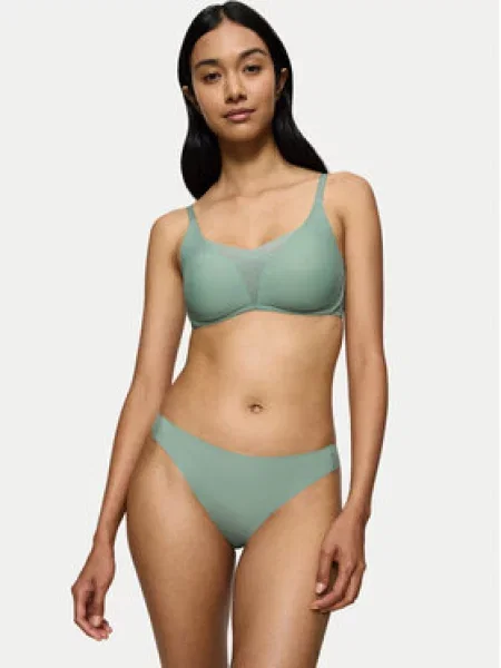 Triumph Kalhotky string Smart Invisible zelená