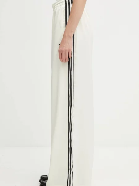 Donji dio trenirke adidas Originals Satin Tp Wl s aplikacijom bež