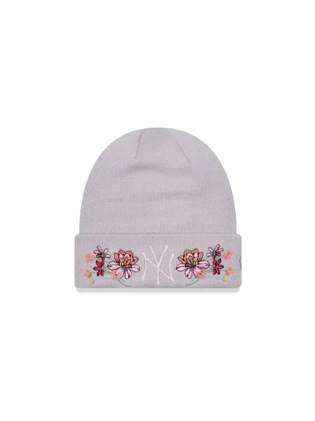 Căciulă New Era cu model floral gri