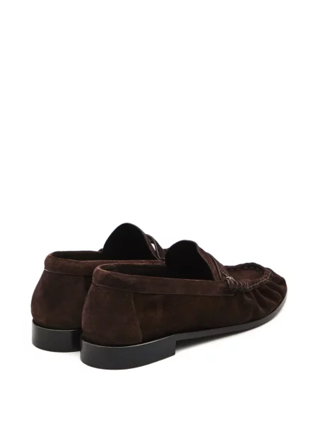 Pantofi loafer Saint Laurent maro