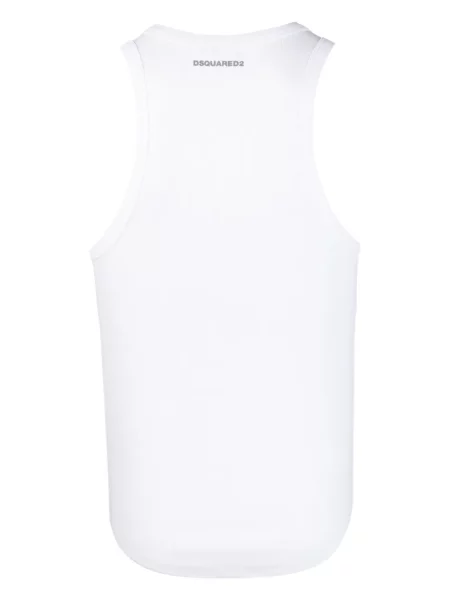 Briaunotas kojines Dsquared2 balta