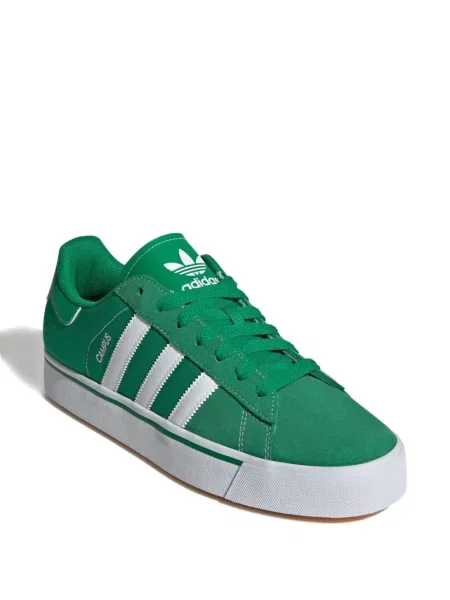 Pruhované tenisky Adidas Campus na platformě modré