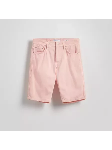 Reserved Džínové šortky s lyocellem oranžová