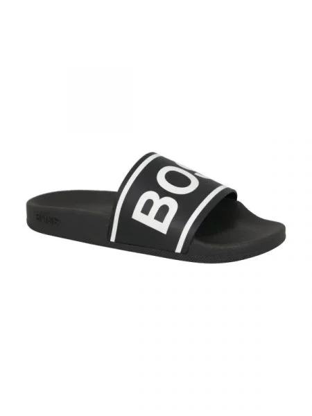 BOSS BLACK Șlapi Bay_Slid negru