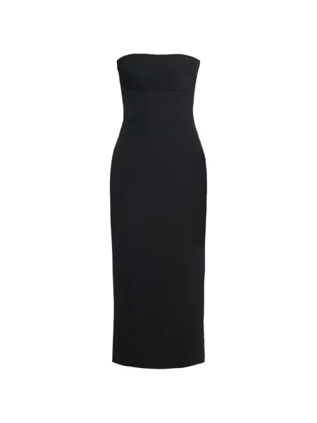 Rochie midi Axel 113 până la genunchi de costum negru