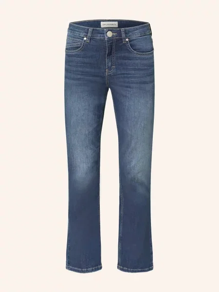 Opus Pants Flared Džíny Enja Gentle mid azure blue modré