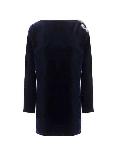 Rochie mini Versace de catifea albastru