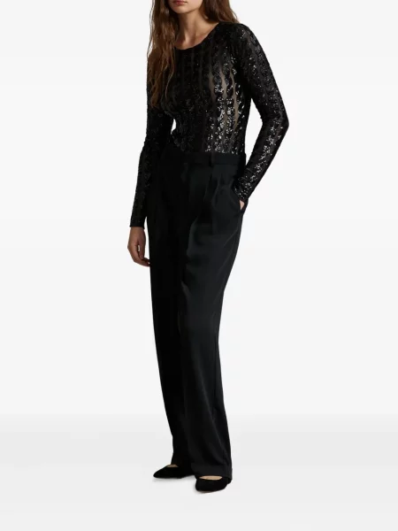 Căciulă Polo Ralph Lauren cu broderie tricotate de costum albastru