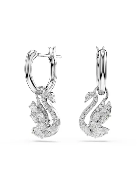 Swarovski cercei pentru femei din metal cu zirconiu cubic alb