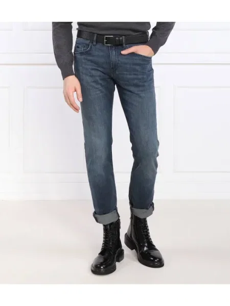 BOSS BLACK Blugi negru