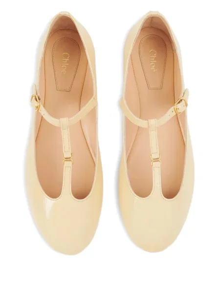Balerini Chloé din piele