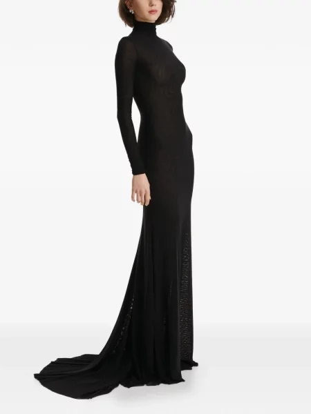 Rochie maxi 2310 Studio lungă de costum negru