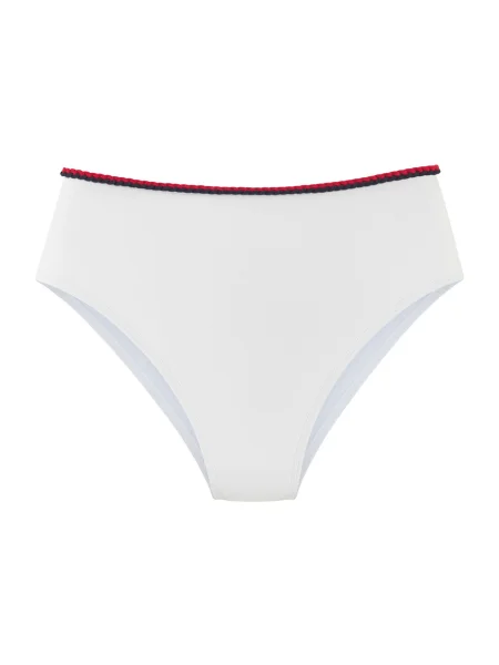 S.Oliver Slip costum de baie roșu alb