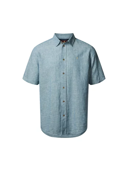 MCS Košile Noah světle / světlemodrá béžová